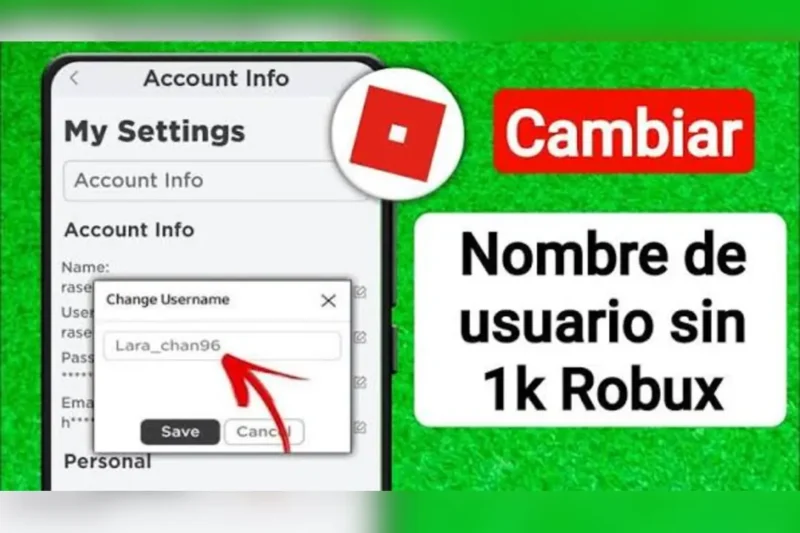 Cómo cambiar el nombre en Roblox: opción gratis y cambio con Robux